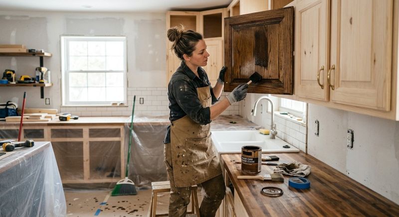 Kitchen Cabinet Refinishing in Dayton, OH
