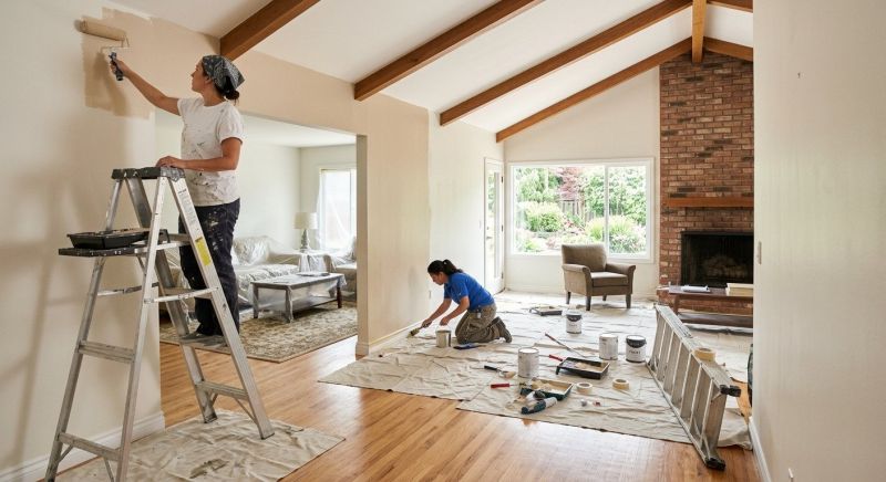 Vaulted Ceiling Painting in Waco, TX